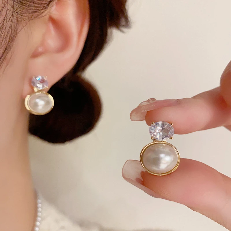 铜合金仿珍珠耳饰 2015【轻奢耳钉系】♠限定珠珠耳钉