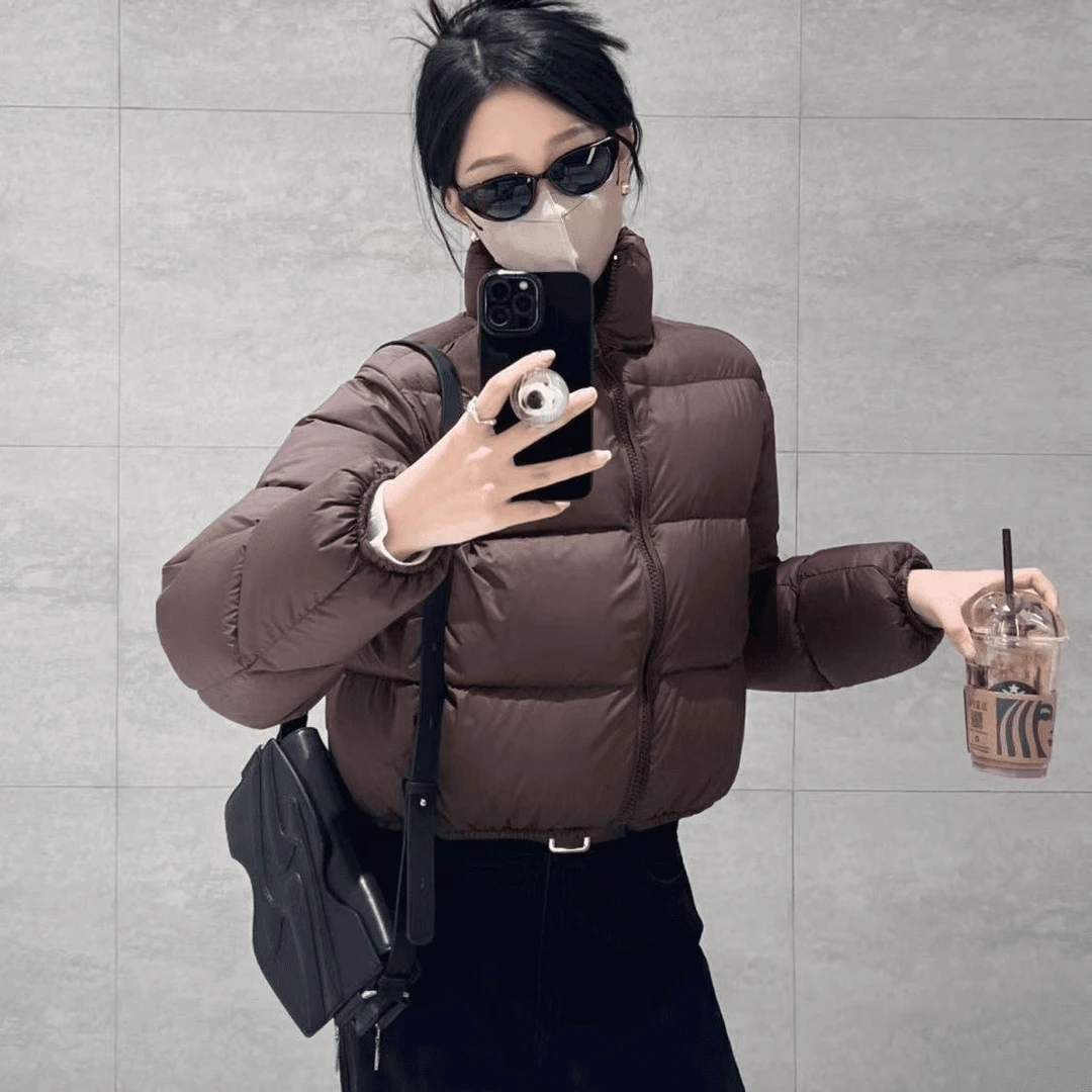 2024年新款肯豆款【肯豆】JL冬季韩版宽松羽绒服女短款加厚
