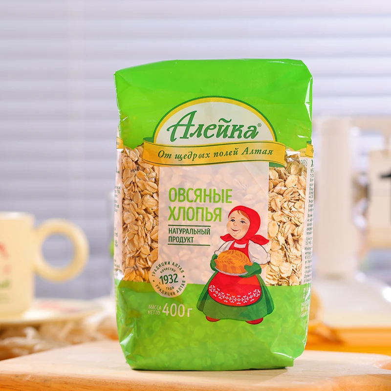 俄罗斯进口艾利客麦片400克