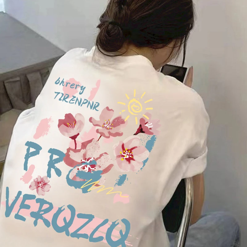 FNFE【优质棉】男女同款609  宽松版港风夏季短袖t恤韩版潮ins圆领