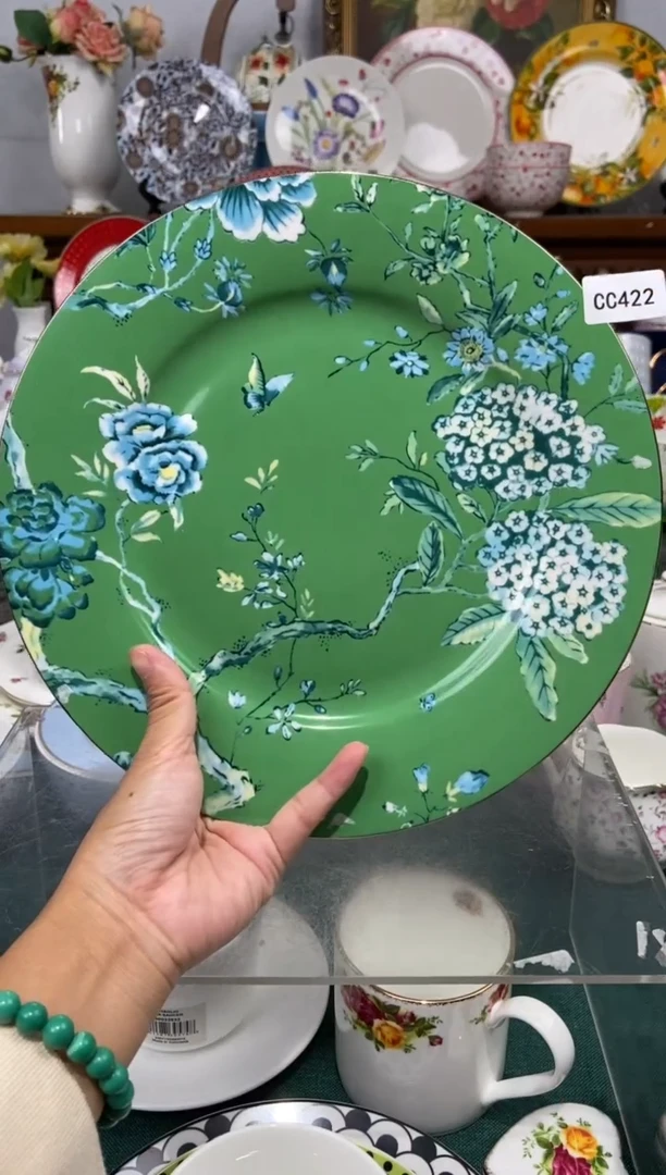【闪购商品】瓷片陶瓷原单CC422微瑕1个大盘