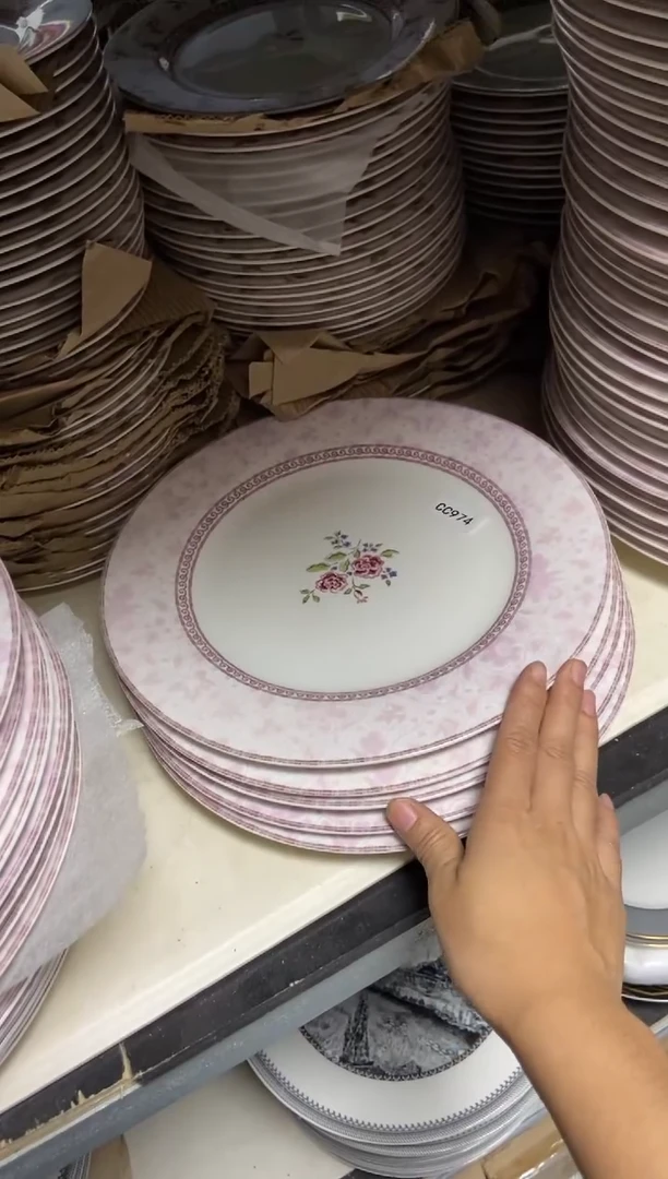 【闪购商品】瓷片陶瓷原单CC974餐具1个10.5英寸