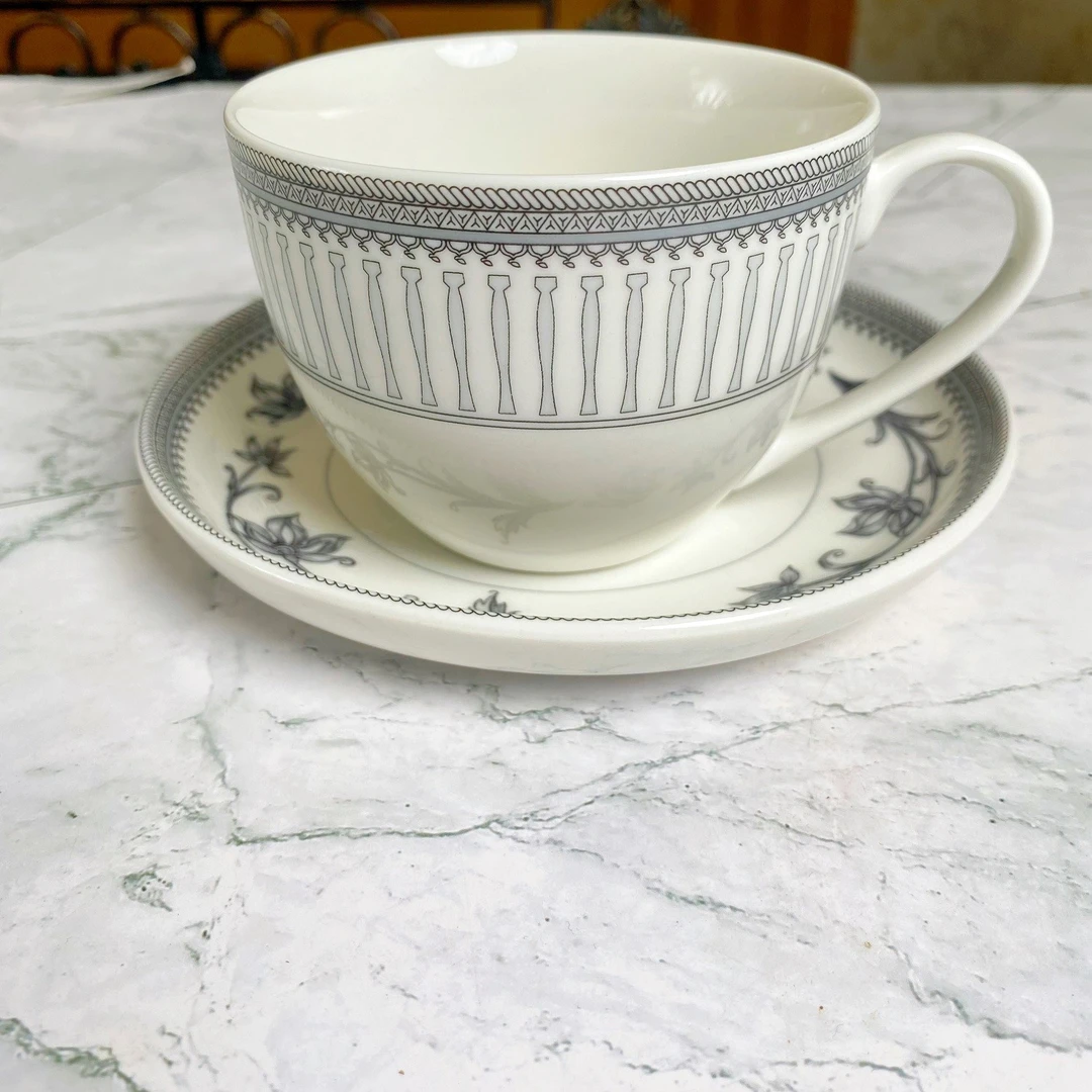 咖啡杯碟田园复古下午茶杯颜值餐具咖啡具法式风