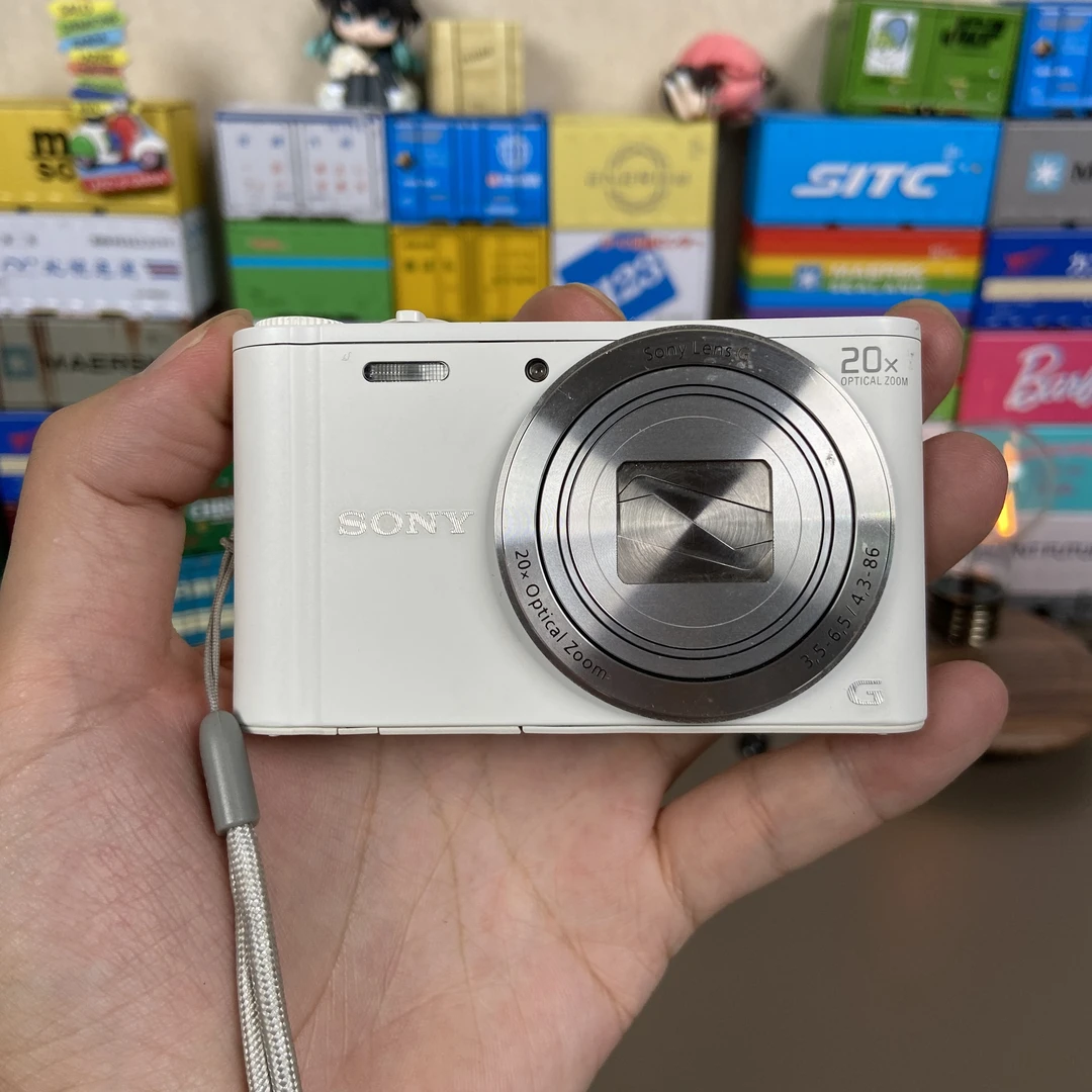 99新 Sony/索尼 WX350 奶白色 准新机