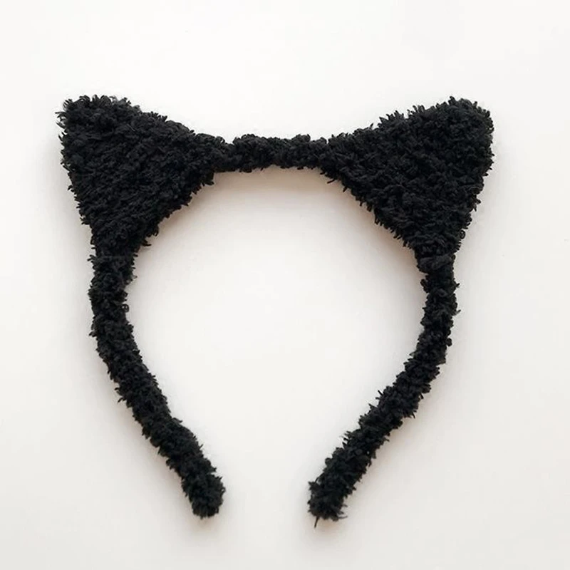猫耳朵发箍洗脸韩国可爱毛绒发卡网红超萌敷面膜化妆发饰发带头箍