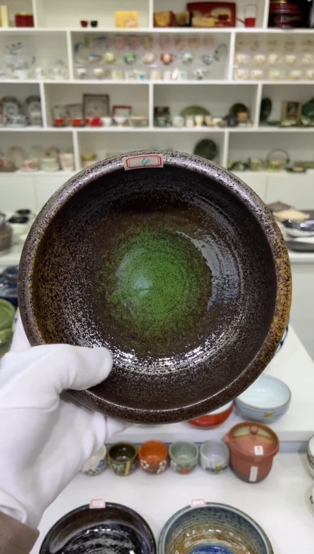 【闪购商品】陶瓷瓷片绿洲深钵