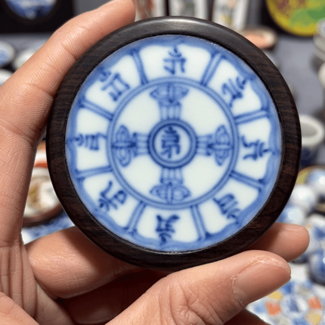 【闪购商品】瓷瓷片敲**鼓挂件