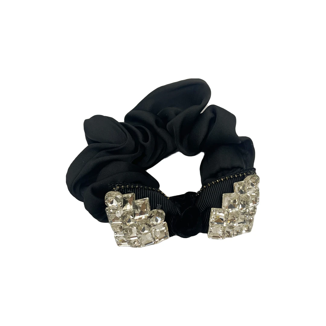 Anni轻奢【D3042】时尚气质简约精致小众百搭优雅丝绒缎面ins发圈1