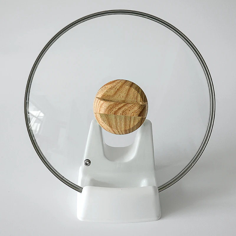 Vv小丸家塑料锅盖收纳架厨房免打孔厨房置物架架托菜板收纳神器