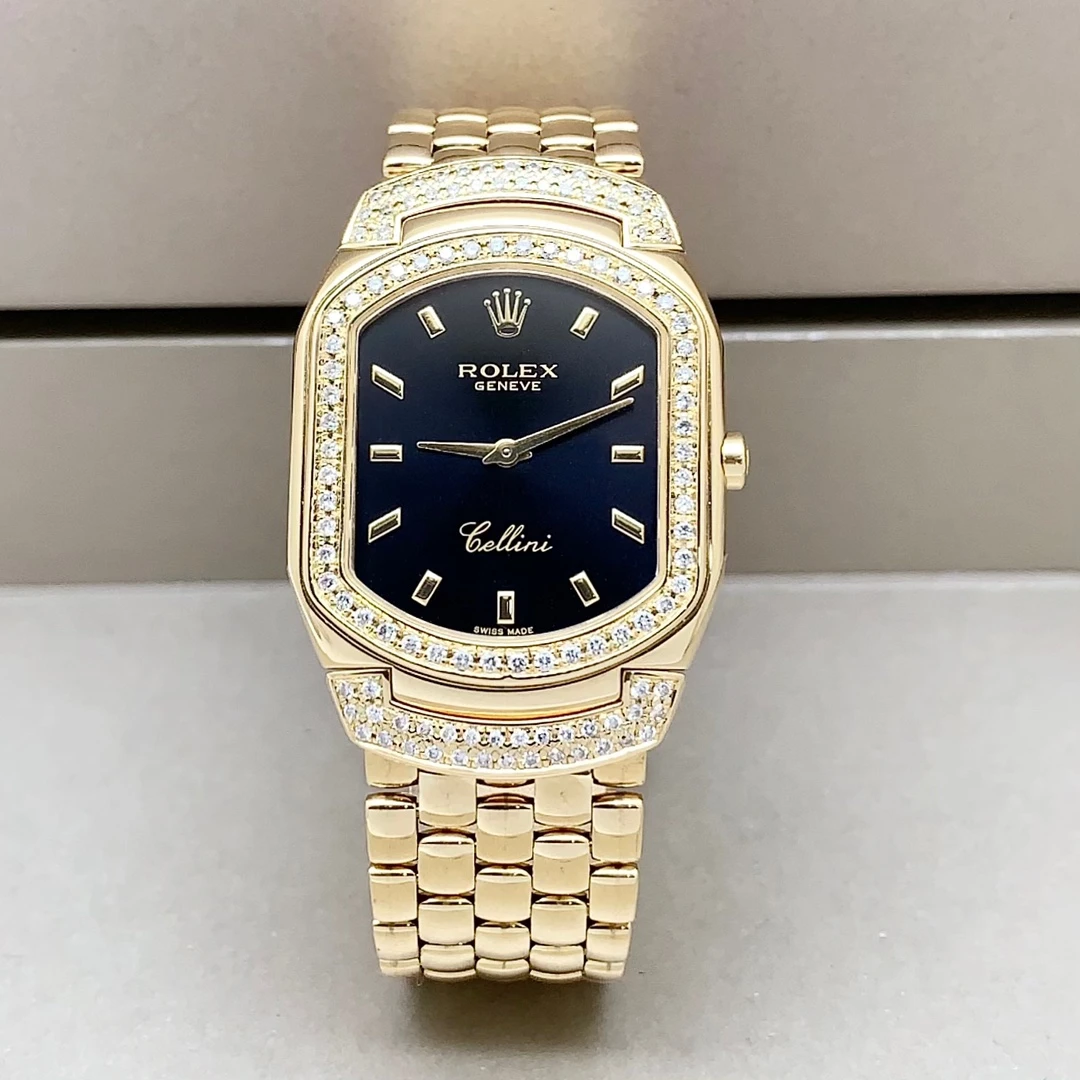 95新 Rolex/劳力士 拆单链接/29.5*42mm/18k金后钻/石英女表