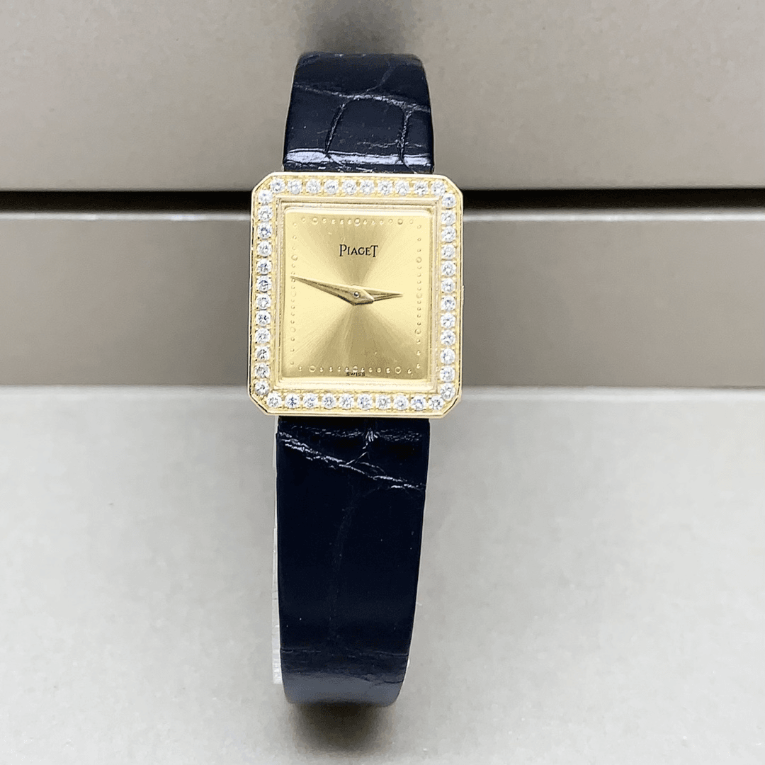 95新 Piaget/伯爵 20*23mm/18k金原钻/机械女表