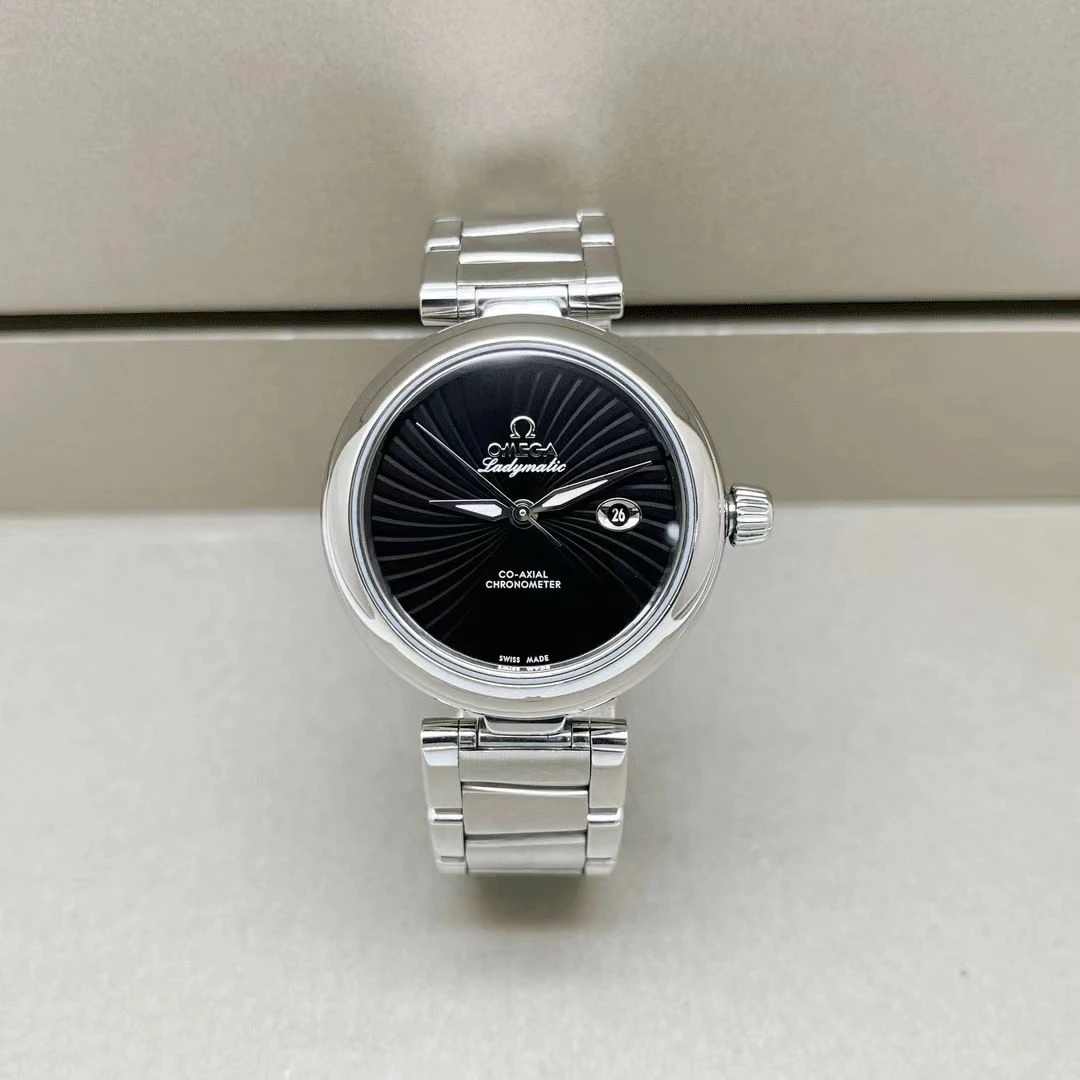 95新 Omega/欧米茄 碟飞/自动机械/34mm/时尚女表
