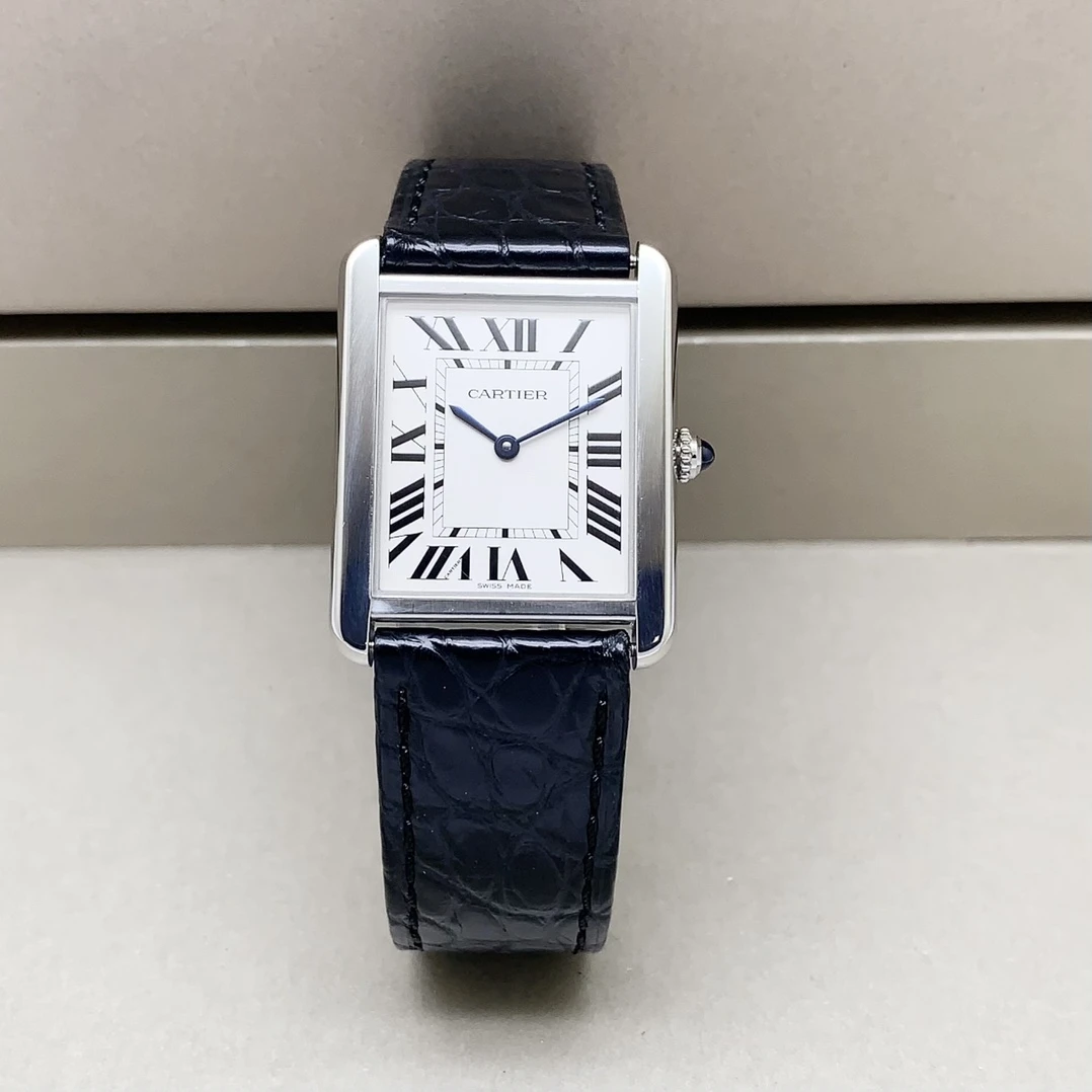 95新 Cartier/卡地亚 坦克系列/34.8*27.4mm/石英经典女士手表