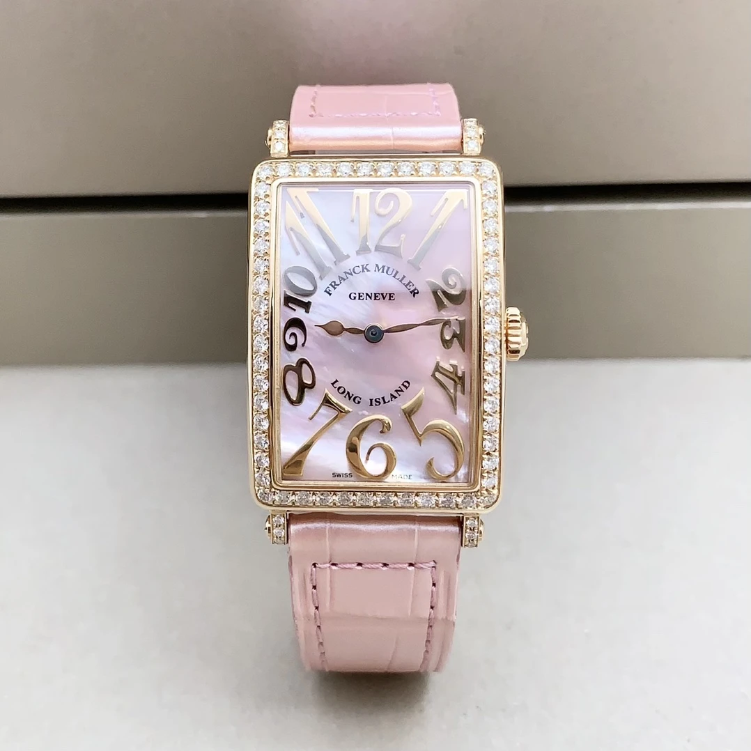 95新 Franck Muller/法兰克穆勒 952/18k金原钻/26*44mm/石英女表
