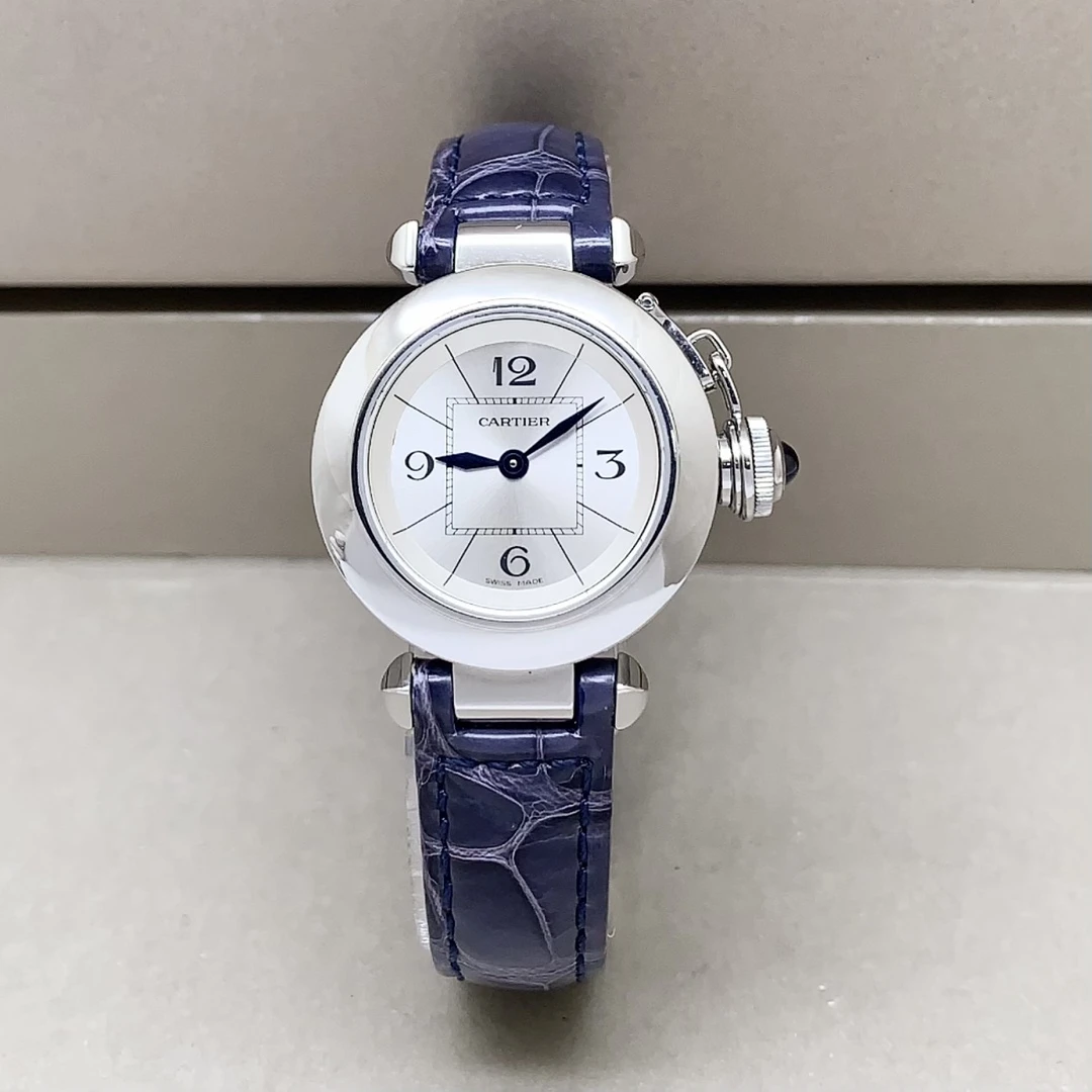 99新 Cartier/卡地亚 帕莎系列/27mm/石英时尚百搭女士手表