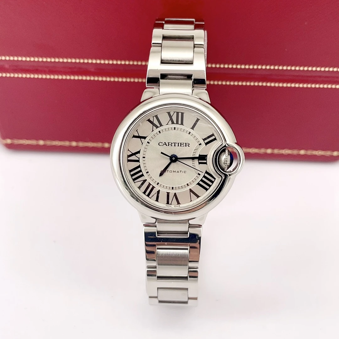95新 Cartier/卡地亚 蓝气球系列/33mm/自动机械/经典时尚女表