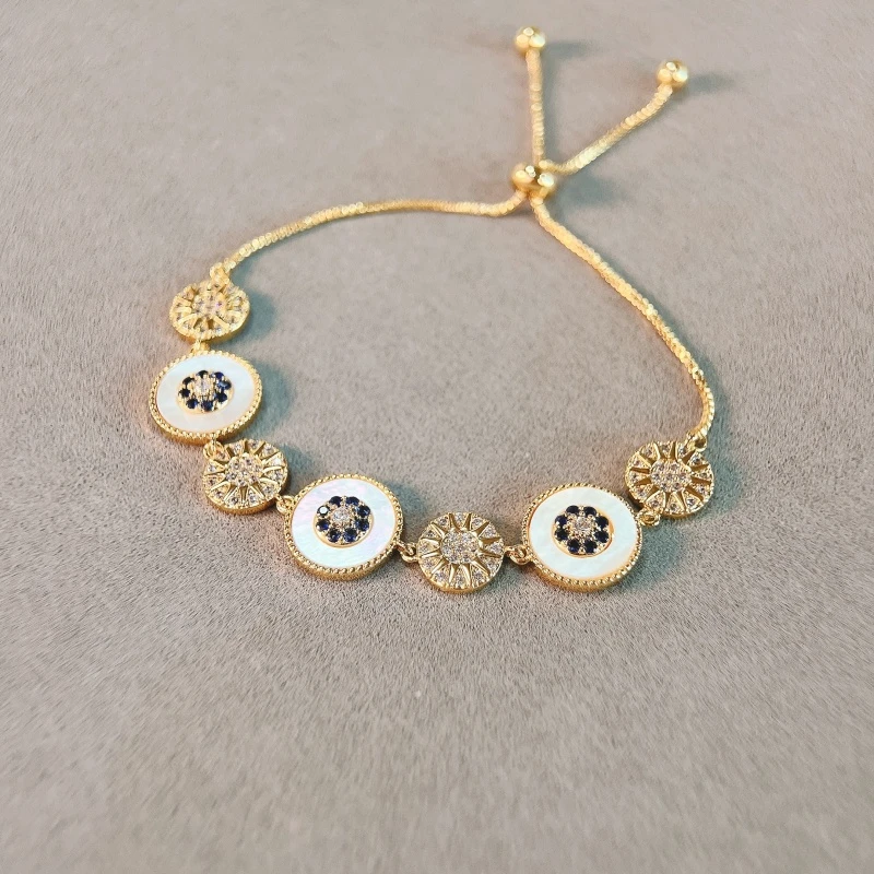 铜合金贝壳手链 【1689】摩洛哥/a.m/时光年轮手链