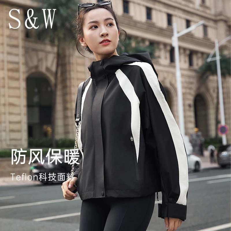 SW速惟 薄款冲锋衣三防防风防水保暖户外穿搭登山服运动外套 1959