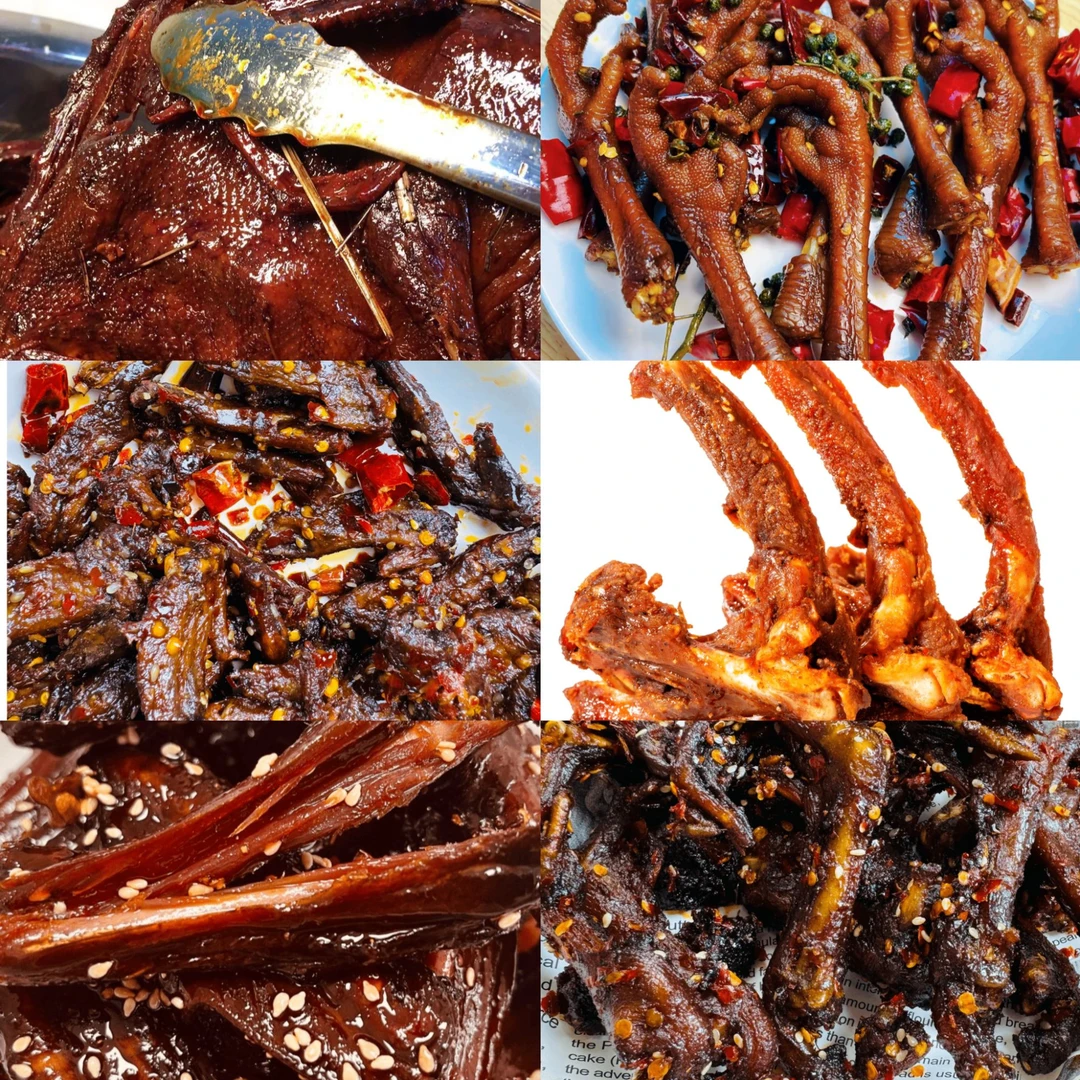 【双十二活动】主图+蚌壳肉+翅根1个+肉片+鸭脖+鸭舌+梅子脖共12样