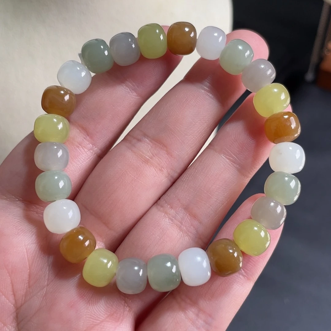 【闪购商品】和田玉手链未镶嵌卡8