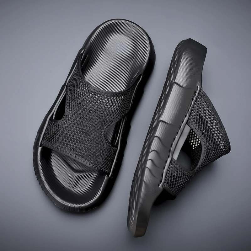 法菲欧男款男生男士户外外凉拖鞋穿潮流厚底凉鞋外穿防滑外出拖鞋