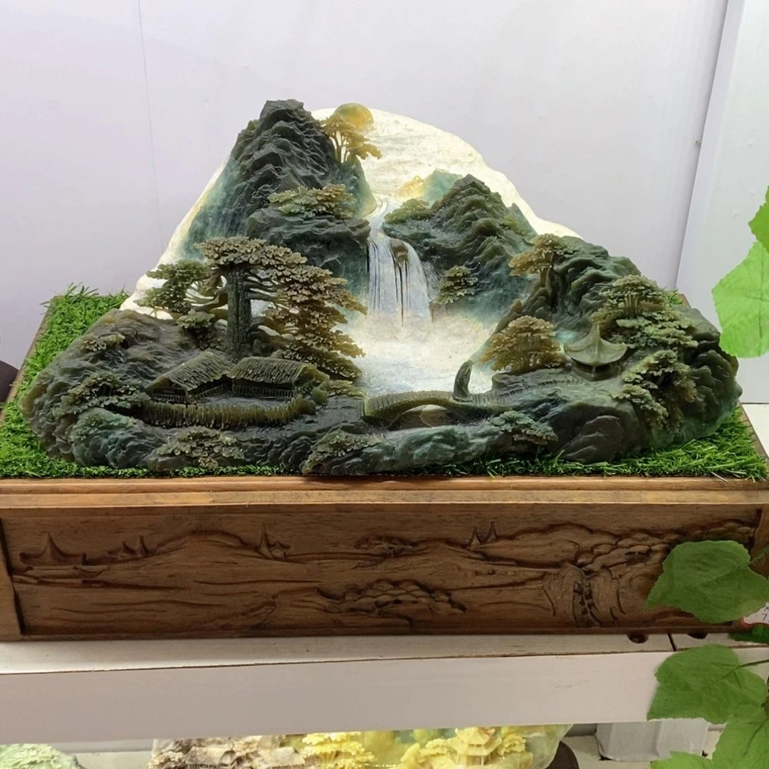 【闪购商品】绿泥石云母质玉（岫岩玉）珠宝奇石未镶嵌
