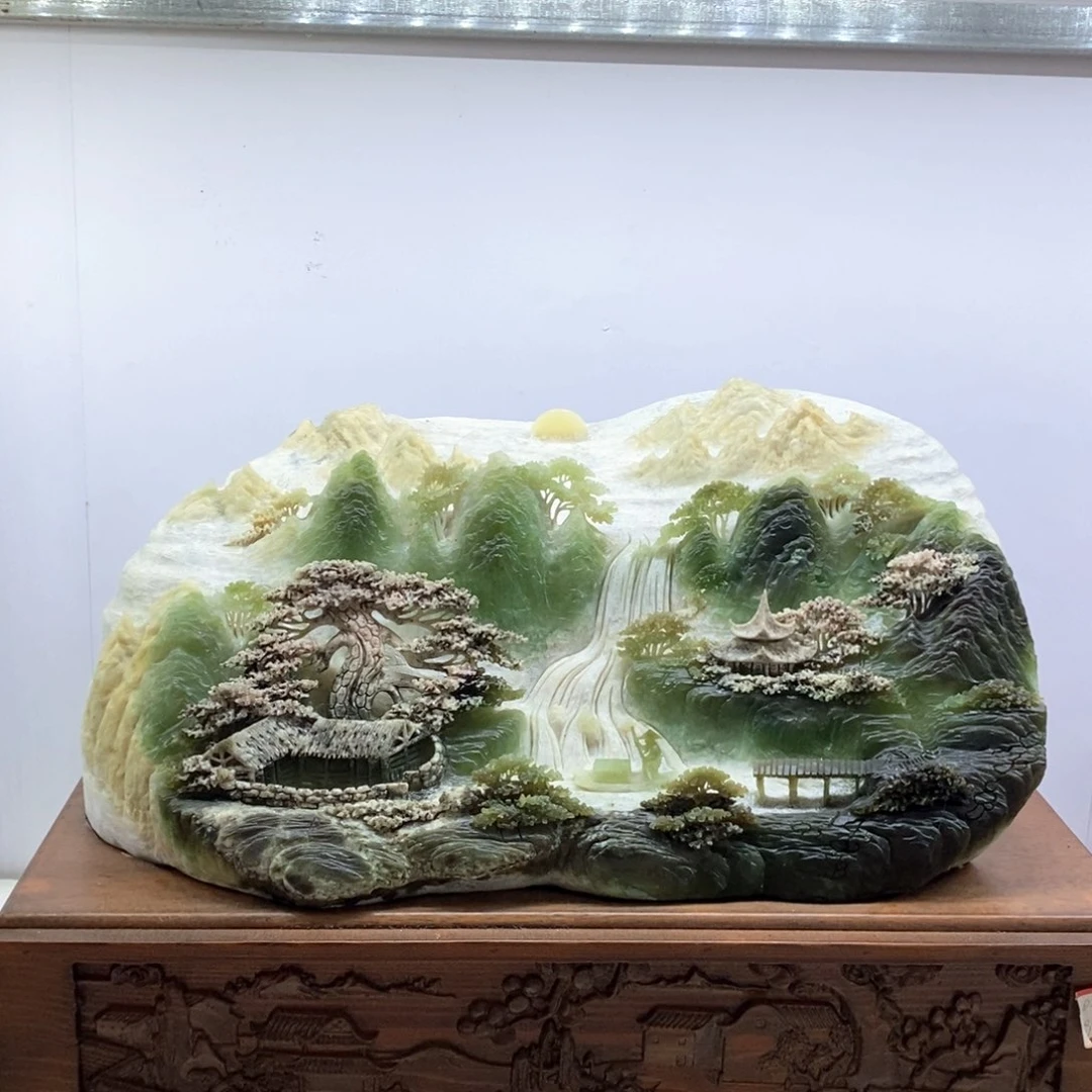 【闪购商品】绿泥石云母质玉（岫岩玉）珠宝奇石未镶嵌