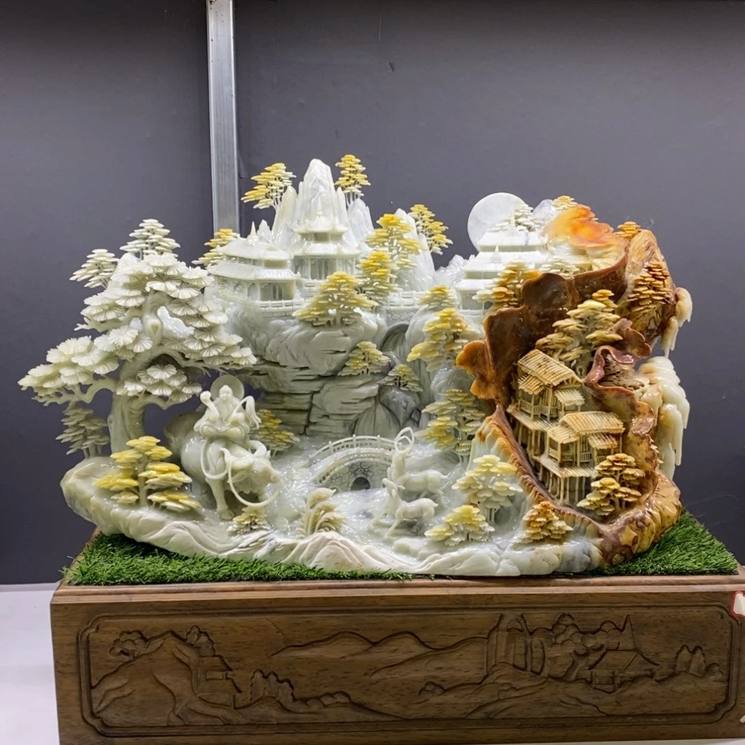 【闪购商品】蛇纹石玉（覆膜）珠宝奇石未镶嵌