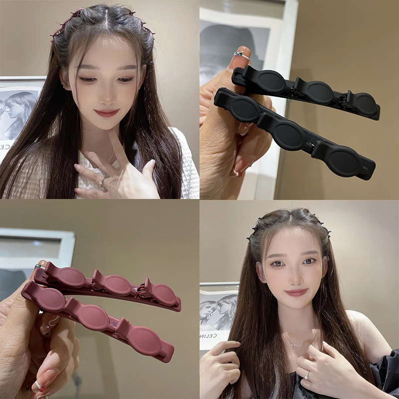 懒人编发侧边夹刘海夹碎发夹刘海整理神器发卡头饰女