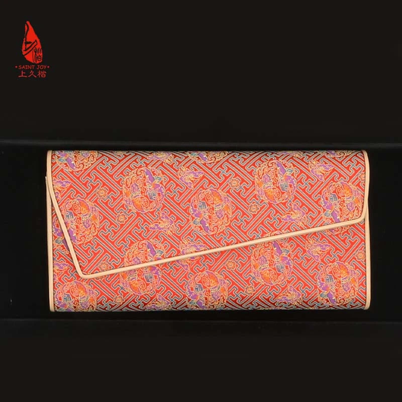 SAINTJOY/上久楷宋锦   宋锦晚宴包 蝴蝶团花纹销  BWS23C0214