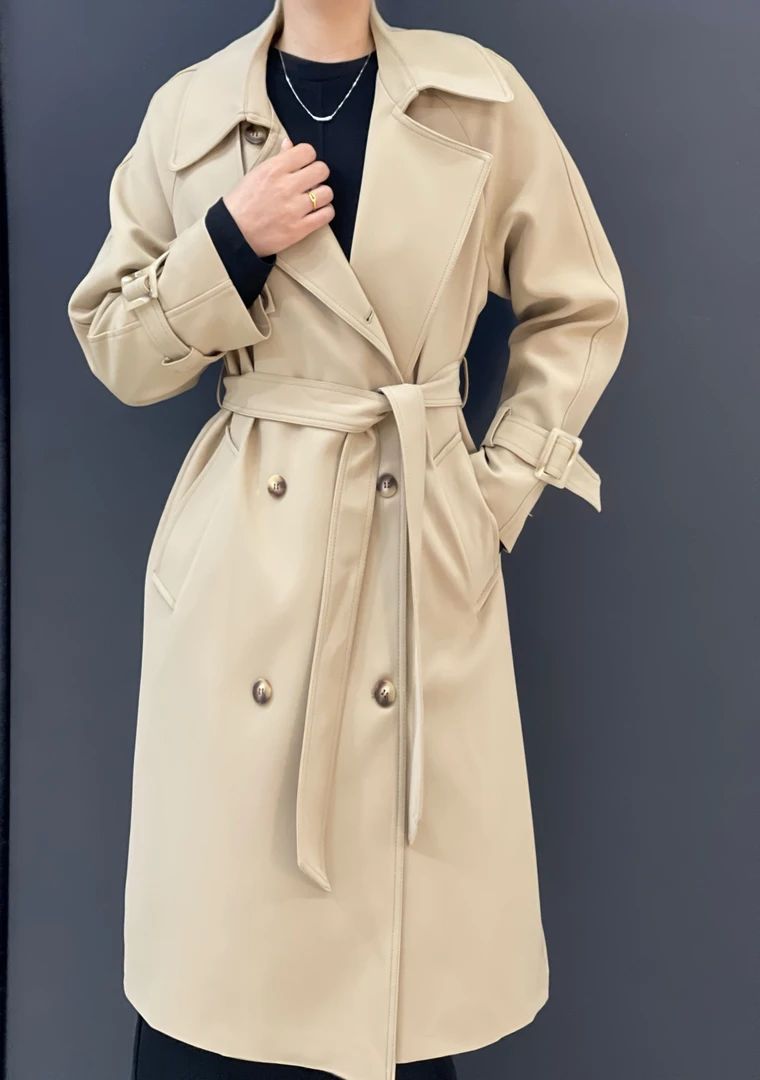 2023新款经典大牌风衣外套收腰显瘦