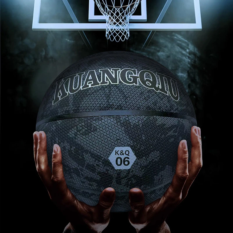 【外场必买】 06号飞行员篮球7号标准pu吸湿十字纹大颗粒防滑吸汗