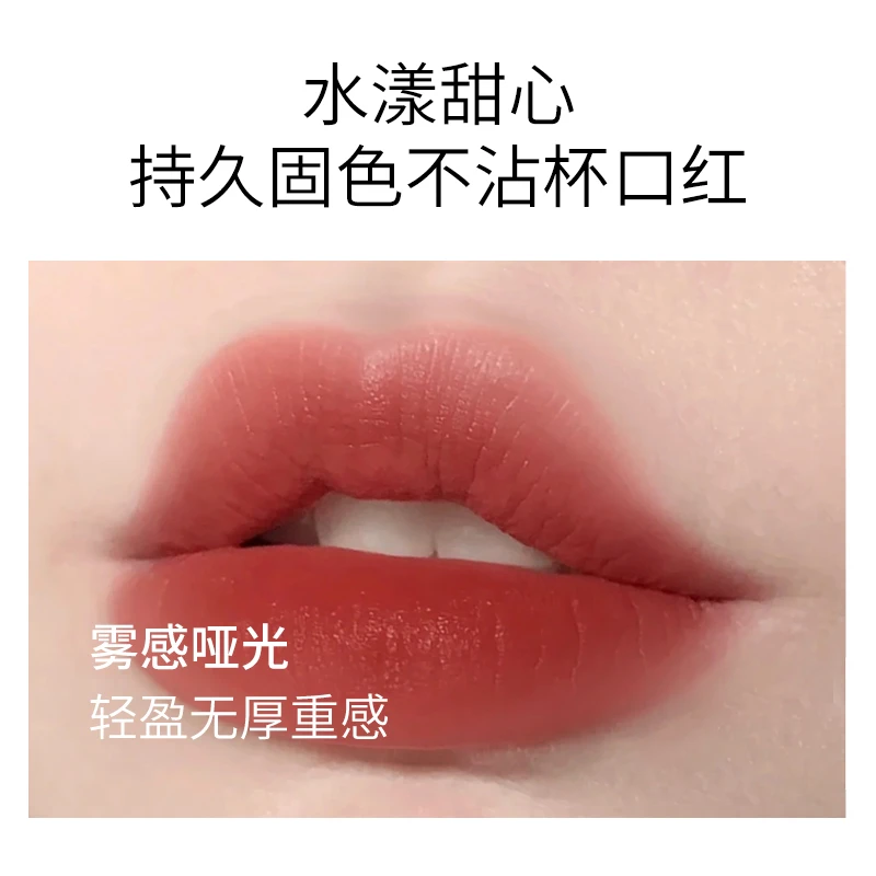 2024年新款夏季不沾杯不掉色显白显气质防水素颜肉桂色易上色口红