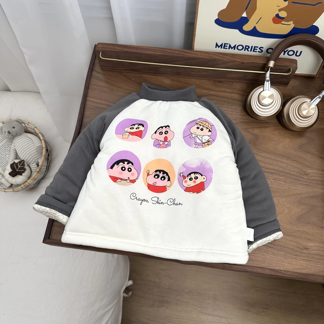 【朱鑫宇专属】2024儿童棉衣洋气可爱蜡笔小新厚棉衣BMD3922