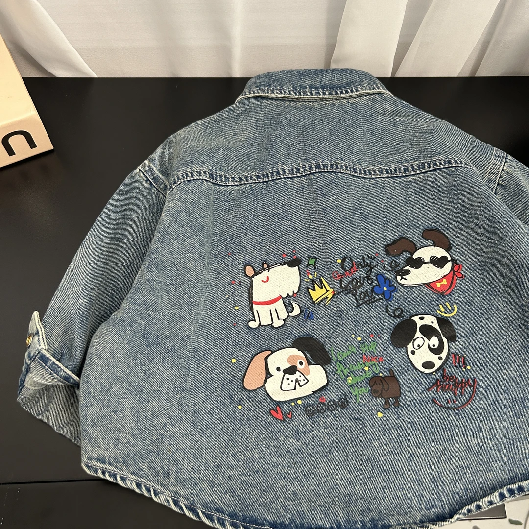 【新品】男童牛仔外套夹克2024年新款春秋款儿童秋装BMQ1537