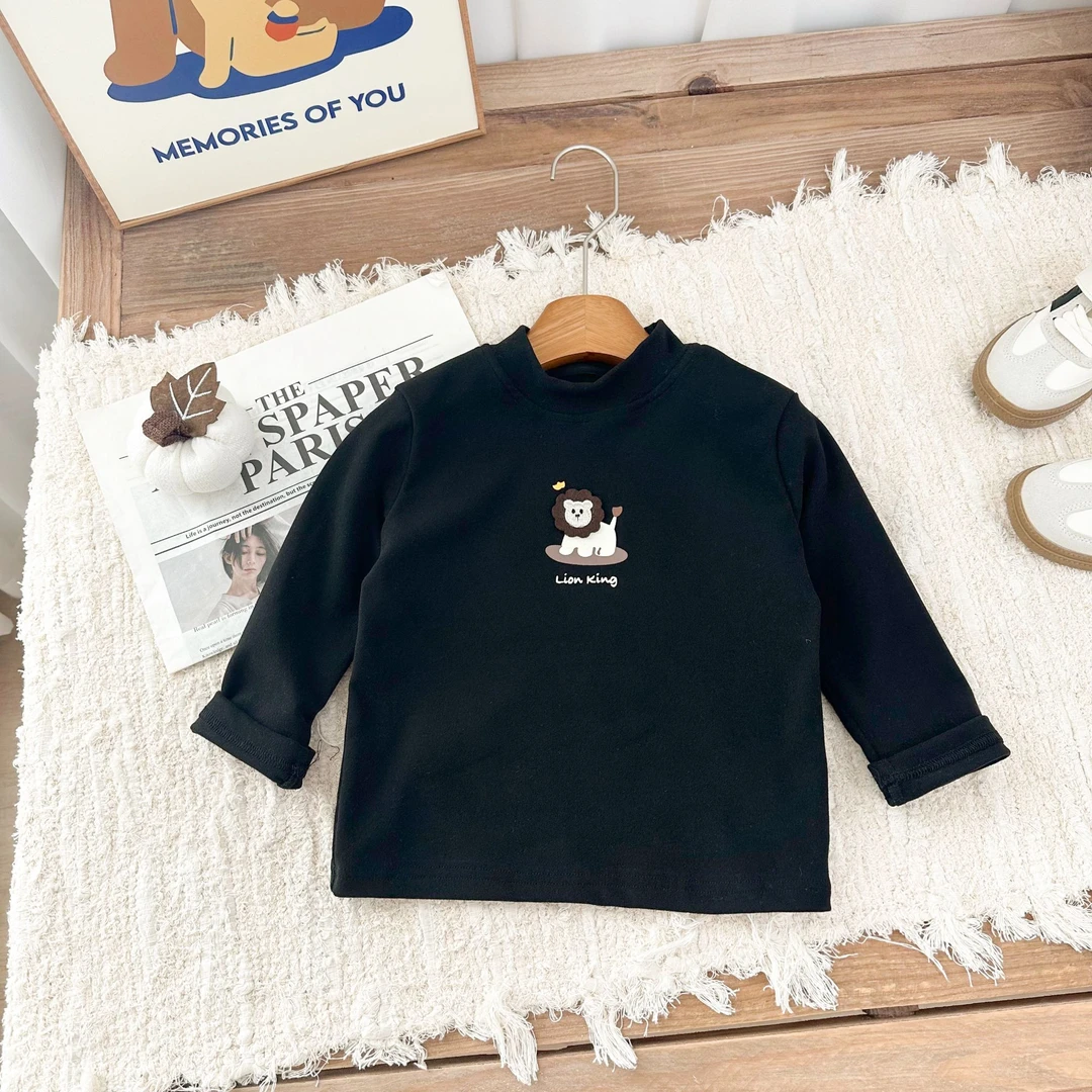 【新品】男童长袖T恤2024新款立体狮子头打底衫BMD3157