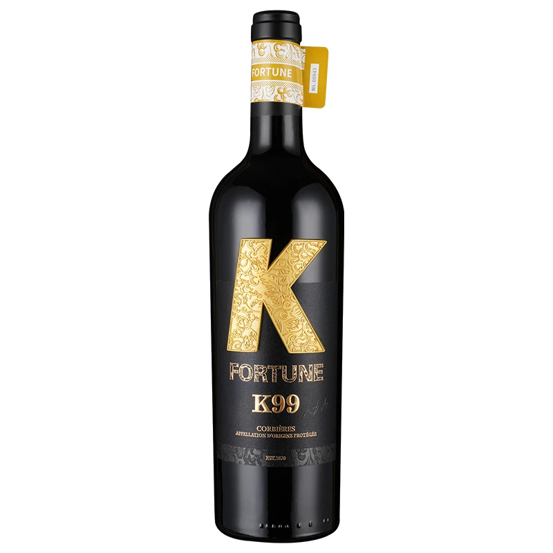 法国原瓶进口富特恩K99干红葡萄酒750ml