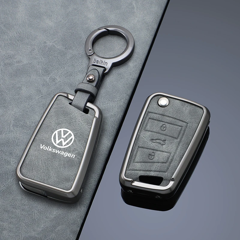 大众速腾钥匙套24款帕萨特polo朗逸plus宝来23途观L车探岳x迈腾扣