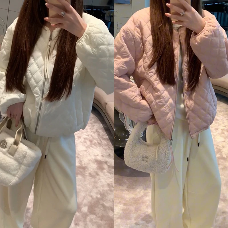 【mimius】&悦悦 奶酪泡芙～经典菱格保暖夹棉外套 F10095