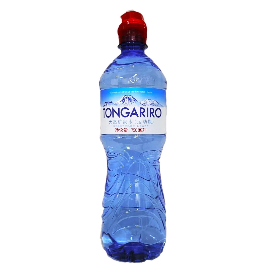 新西兰进口天然饮用水运动矿泉水TONGARIRO偏硅酸型含锶750毫升