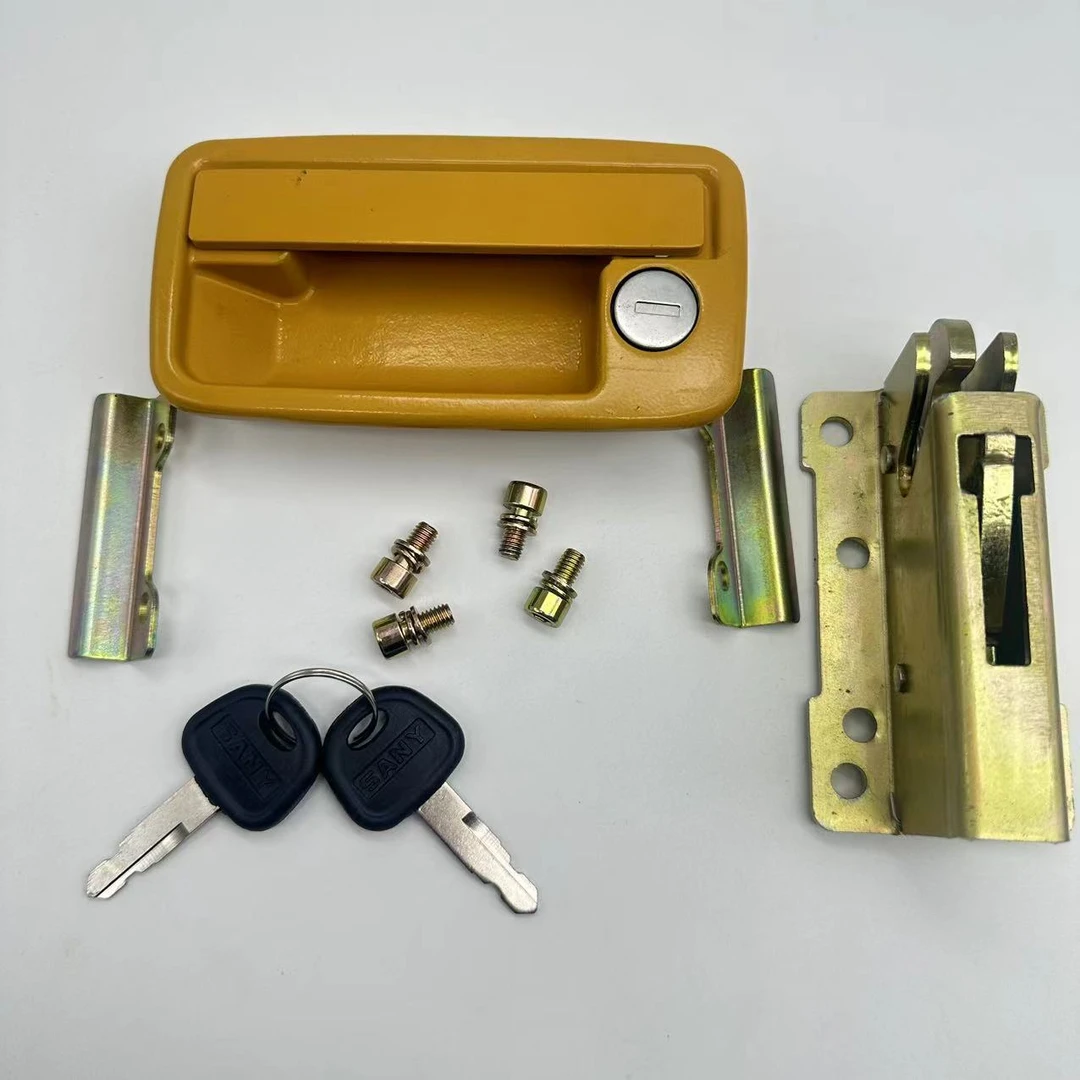 三一挖掘机55 60 65 75 85 95工具箱后盖锁扣原厂后机罩锁原装件