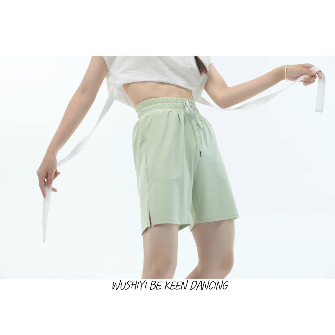 舞十一B0012夏季五分短裤运动舞蹈瑜伽裤现代舞裤百搭插兜裤显瘦