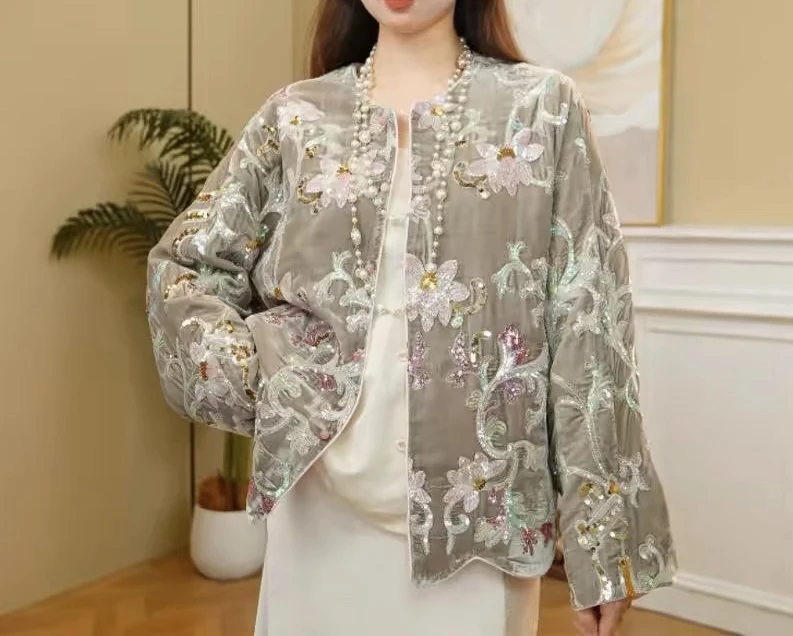 【金庄缕衣】鹿三三SANN双面双穿新中式老钱风上衣083