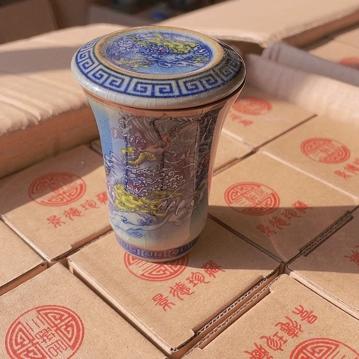 杯貔貅闻香杯老淘泥2个