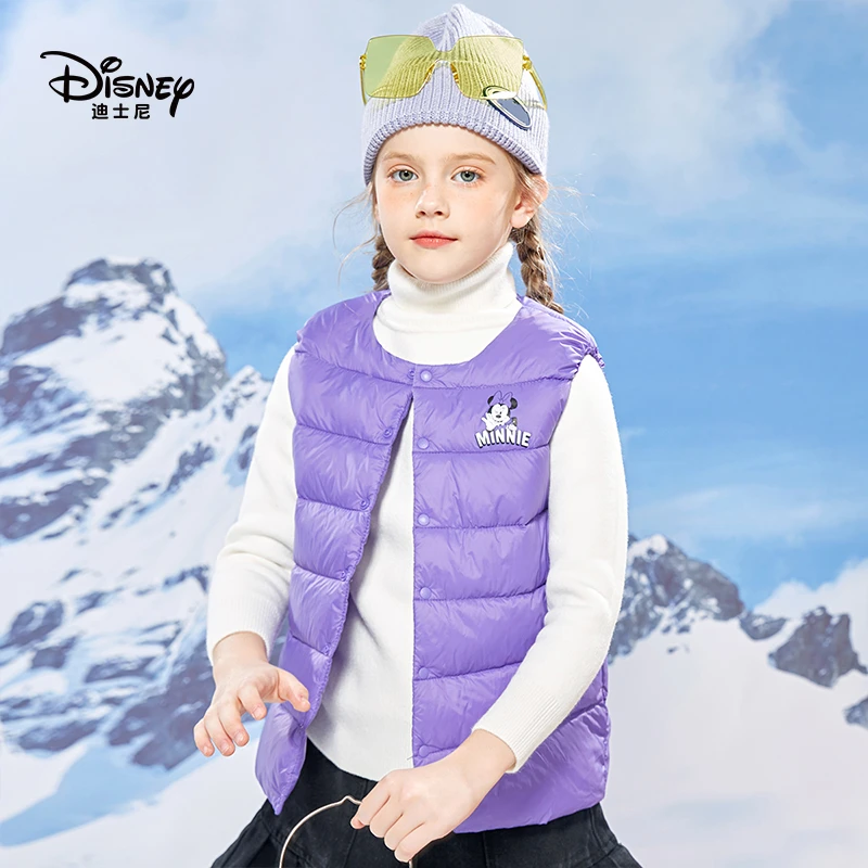 Disney/迪士尼冬季蓬蓬鸭羽绒马甲WKW3SV117