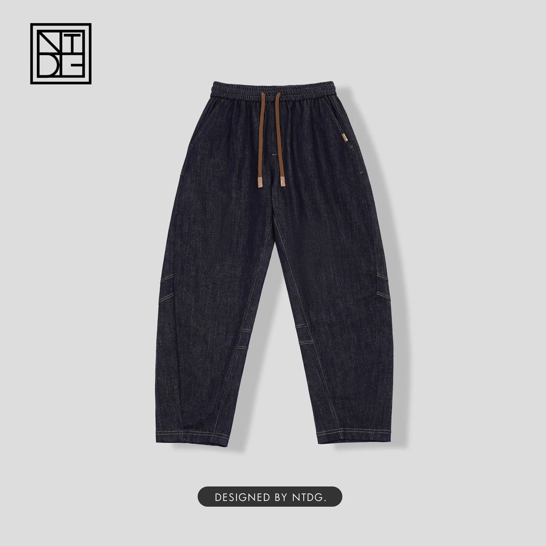 冬季新款色织直筒宽松百搭牛仔裤 10930-2