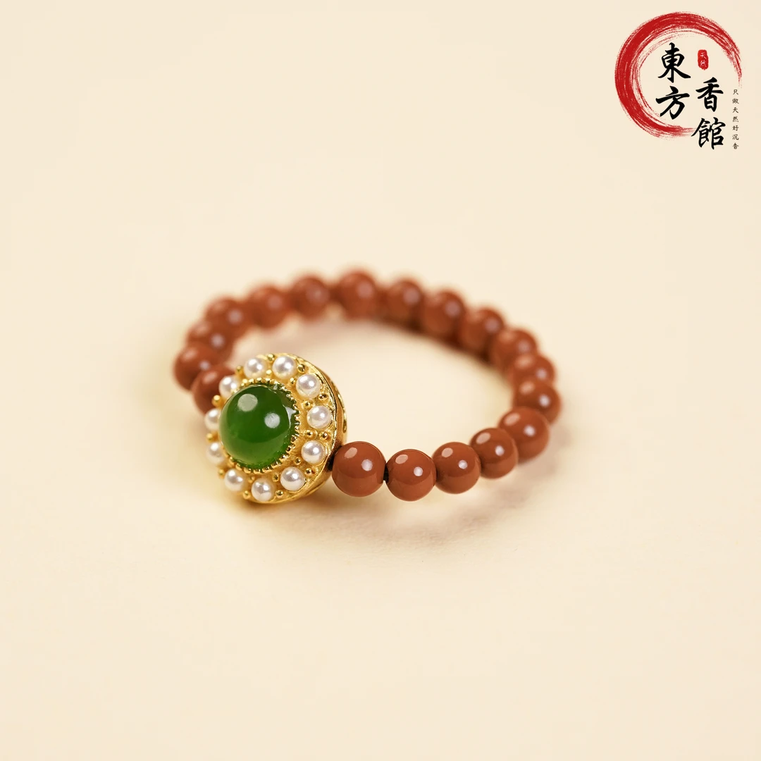 ·枫红·南红文玩好物戒指@BYD1243