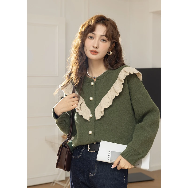 【直播专属】谜秀法式毛衣女装韩版小个子针织衫 MXB46Z1111