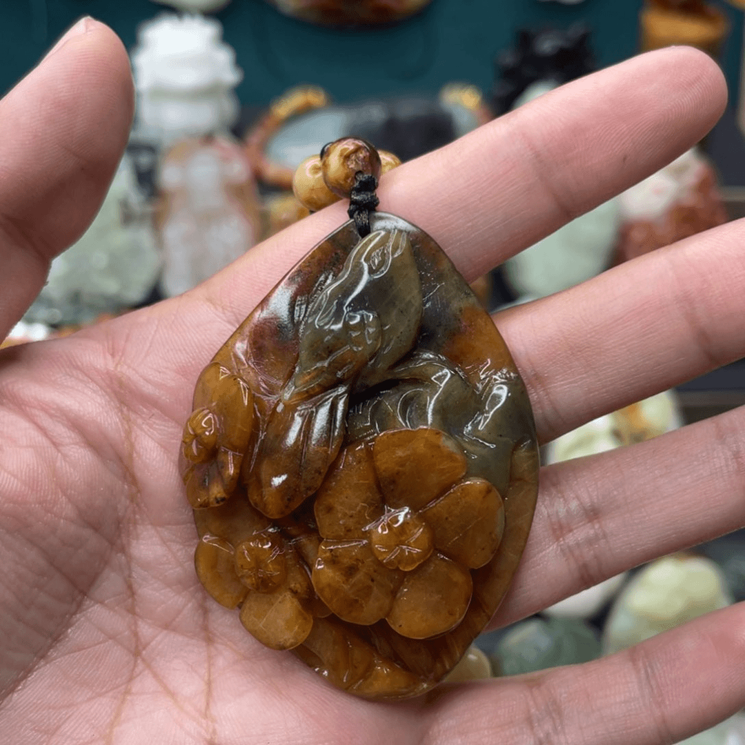蛇纹石玉颈饰未镶嵌用****0