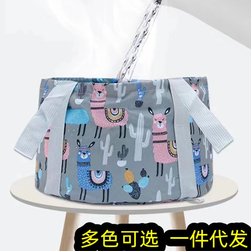 户外旅行泡桶可折叠便携式洗盆足浴桶家用泡袋洗脸盆大号